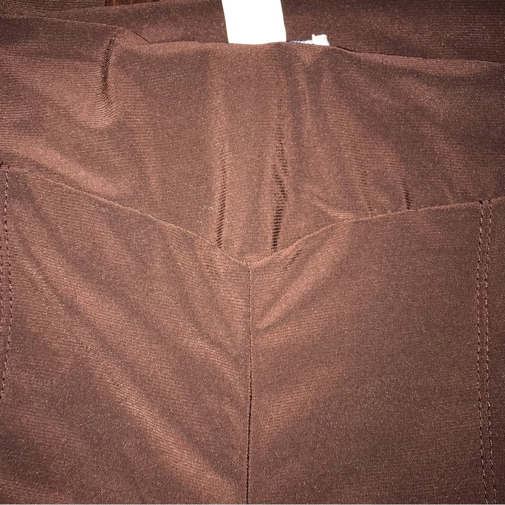 New Mix Plus Size Solid Brown Lightweight Pocket … - image 4